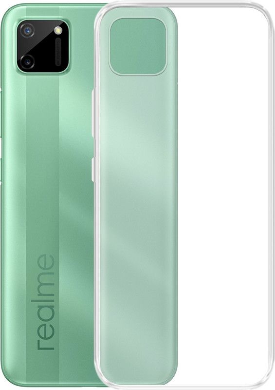 CaseRepublic Back Cover for Realme C11  (Transparent, Flexible, Silicon, Pack of: 1)