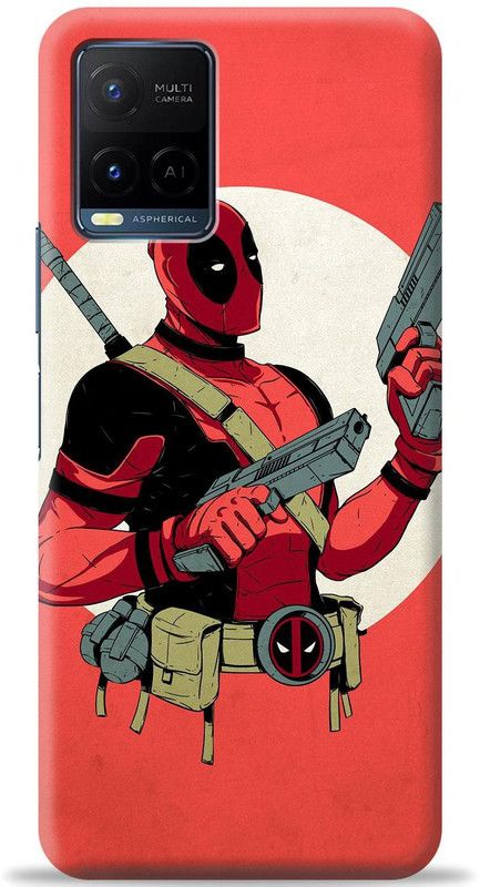 Crafter Back Cover for Vivo Y21T  (Red, Shock Proof, Pack of: 1)