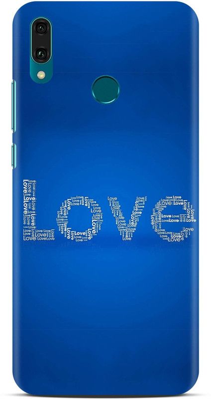 Sankee Back Cover for Huawei Enjoy 9 Plus  (Blue, Hard Case)