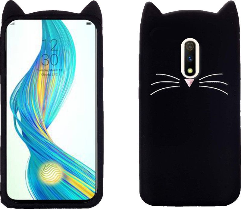 Unirock Back Cover for Realme X  (Black, Dual Protection)
