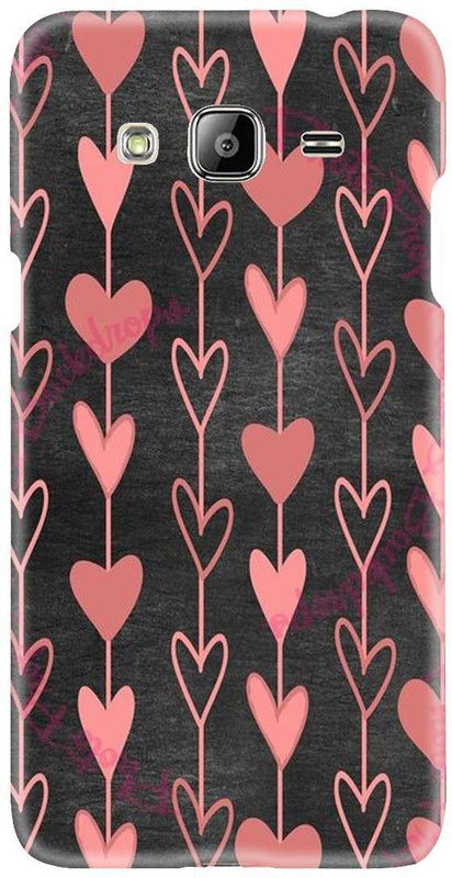 Smutty Back Cover for Samsung Galaxy J3 Pro, J320G - Hearts Print  (Multicolor, Hard Case, Pack of: 1)