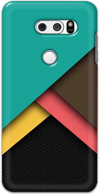 NDCOM Back Cover for LG V30+ Abstrac Pattern Color Printed  (Multicolor, Hard Case, Pack of: 1)