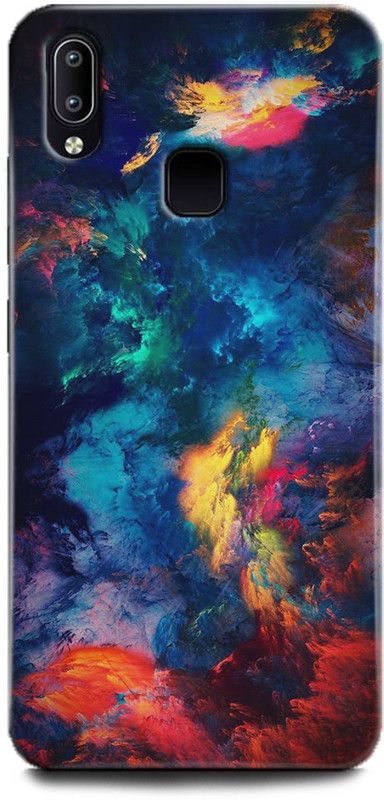 INDICRAFT Back Cover for Vivo Y91, Vivo 1811, Storm Colorful, Printed  (Multicolor, Shock Proof, Pack of: 1)