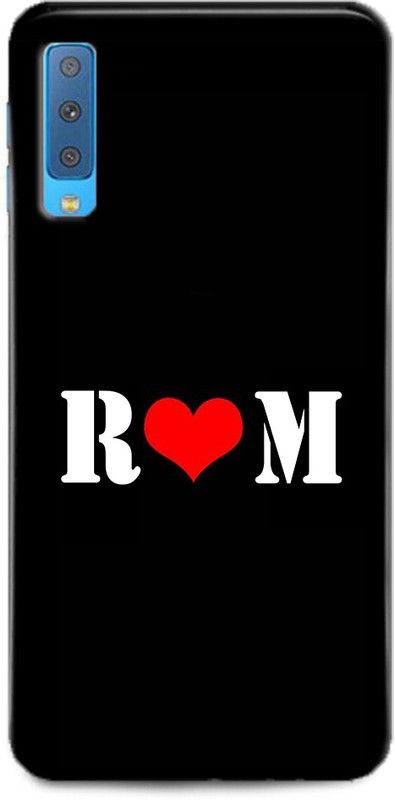 Afterglow Back Cover for SAMSUNG Galaxy A7 R M, R LOVES M, NAME, LETTER, ALPHABET, RM LOVE, HART  (Multicolor, Shock Proof, Pack of: 1)