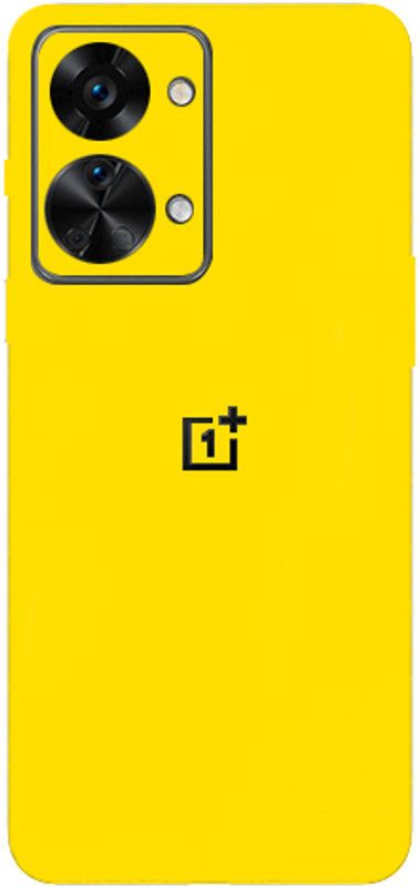 LAMHA One Plus Nord 2T 5G, one plus nord 2t 5g Mobile Skin  (Ultra Super Yellow Matte With High Matte Finish.)