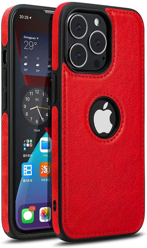 Excelsior Back Cover for Apple iPhone 13 Pro  (Red, Shock Proof, Pack of: 1)