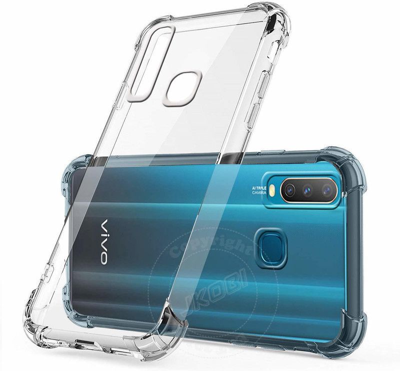 CASEHUNT Back Cover for Vivo U10 / Vivo Y17/ Vivo Y12/ Vivo Y15  (Transparent, Grip Case, Pack of: 1)