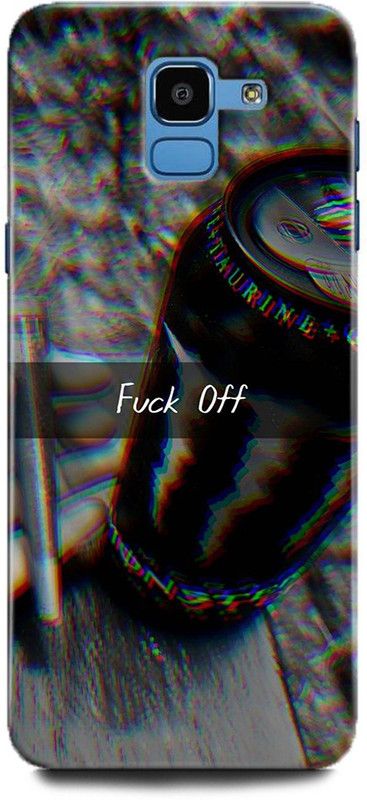 Afterglow Back Cover for SAMSUNG Galaxy J6 FUKK OFF, ATTIUDE, MOOD OFF  (Multicolor, Shock Proof, Pack of: 1)