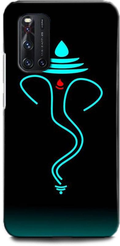 Afterglow Back Cover for Vivo V19  (Black, Blue, Dual Protection, Pack of: 1)