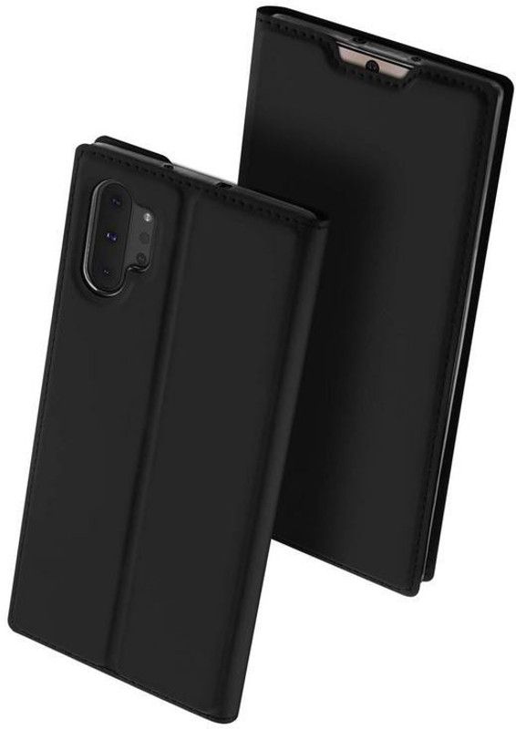 Elica Book Cover for Samsung Galaxy Note 10  (Black, Shock Proof, Pack of: 1)