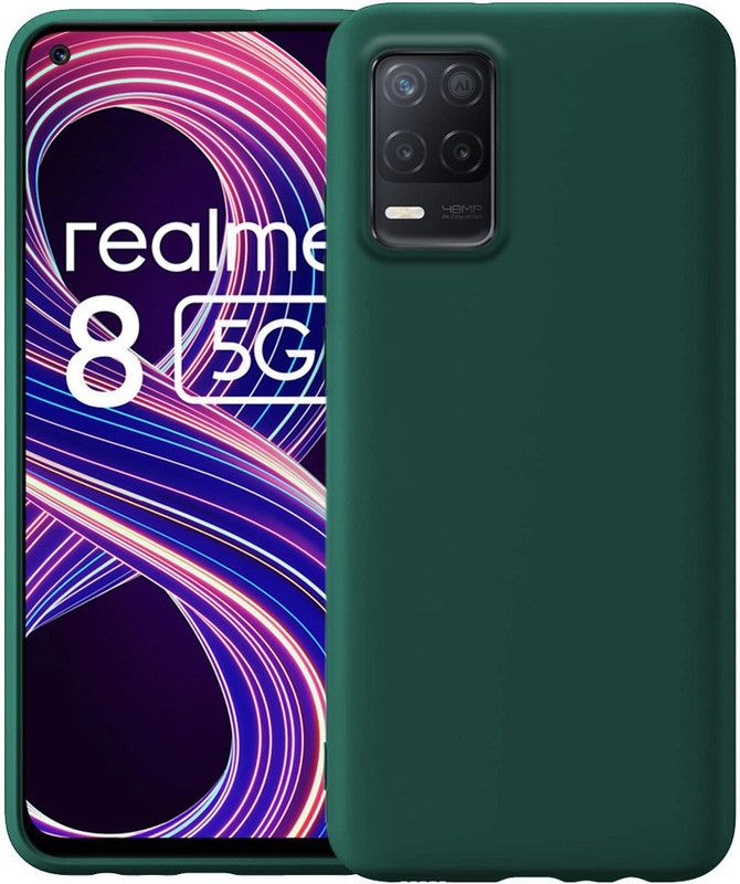 Accesorios Back Cover for Realme 8 5G  (Green, Shock Proof, Pack of: 1)