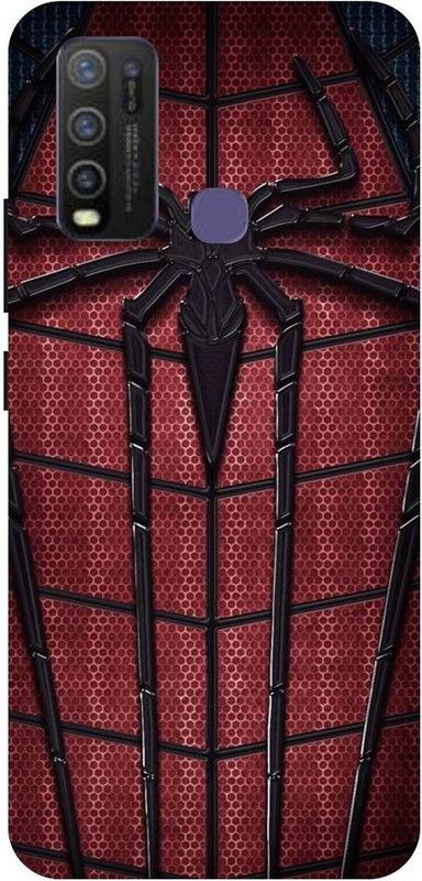 URCHIN Back Cover for Vivo Y50 Spiderman, Spiderman logo, Marval, superhero  (Multicolor, Shock Proof, Pack of: 1)