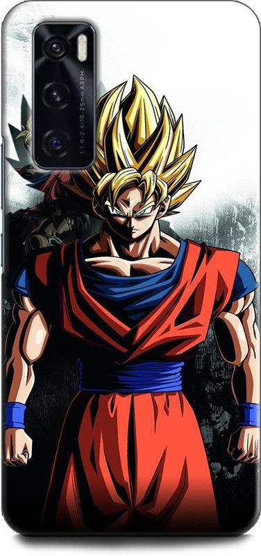 KEYCENT Back Cover for Vivo V20 SE, V2022 VEGETA, DRAGONBALL, ANIME, GOKU, NARUTO, KAKASHI, NEON  (Multicolor)