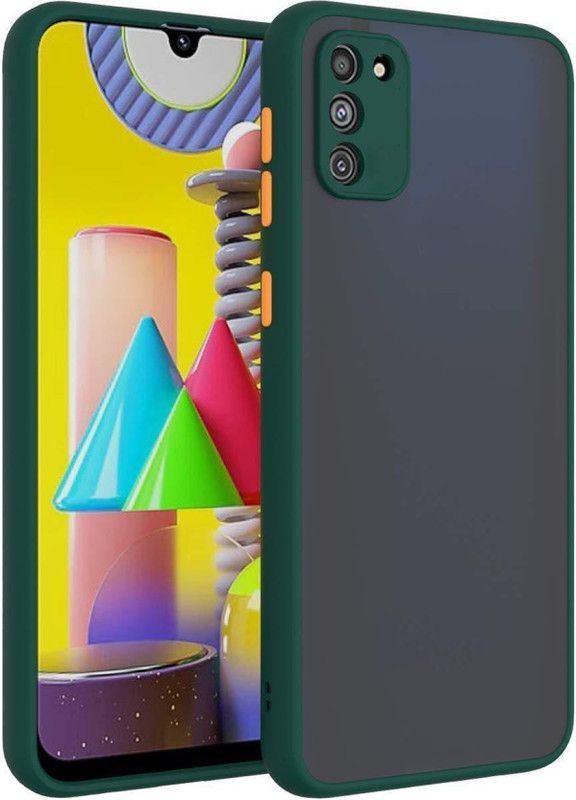 Power Back Cover for Samsung Galaxy M02s  (Green, Shock Proof, Pack of: 1)