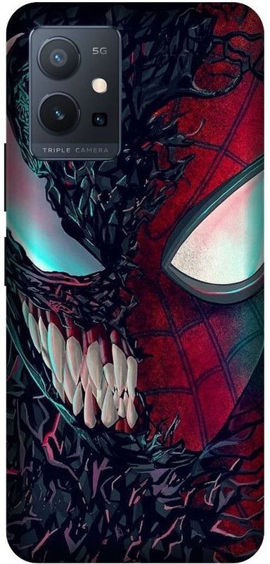 VS PRINT LINK Back Cover for VIVO T1 (5G) , V2141 ,America,Avengers,Printed back cover  (Red, Hard Case, Pack of: 1)