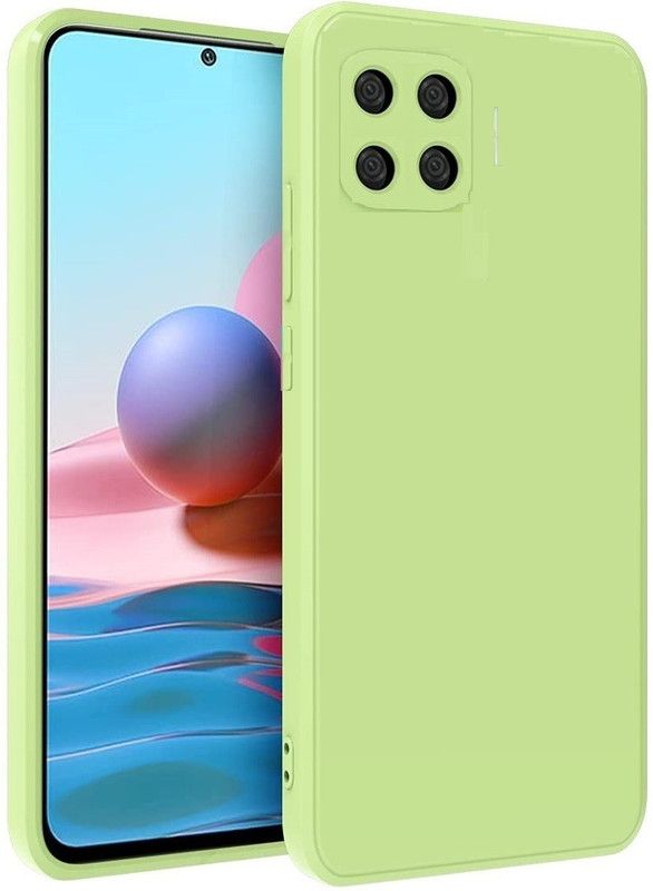 NewSelect Back Cover for Oppo F17  (Green, Grip Case, Pack of: 1)