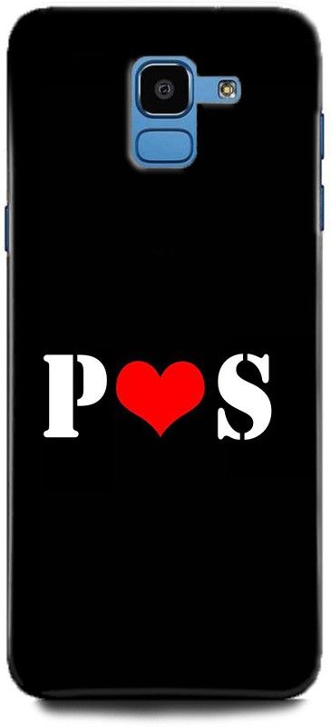 Afterglow Back Cover for SAMSUNG Galaxy J6 P S, P LOVES S, NAME, LETTER, ALPHABET, PS LOVE, HART  (Multicolor, Shock Proof, Pack of: 1)