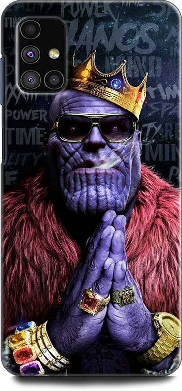 Afterglow Back Cover for SAMSUNG Galaxy M31s THANOS, AVENGERS, END GAME, VILLAIN, SUPER VILLAIN, MARVAL, THANOS  (Multicolor, Shock Proof)