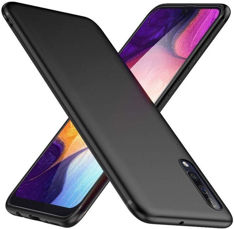 Elica Back Cover for Samsung Galaxy A30s  (Black, Shock Proof, Silicon, Pack of: 1)