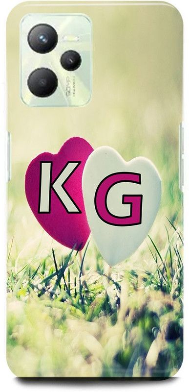 Dimora Back Cover for realme C35 , K LOVES G NAME K NAME G LETTER ALPHABET K LOVE G NAME  (Multicolor, Hard Case, Pack of: 1)