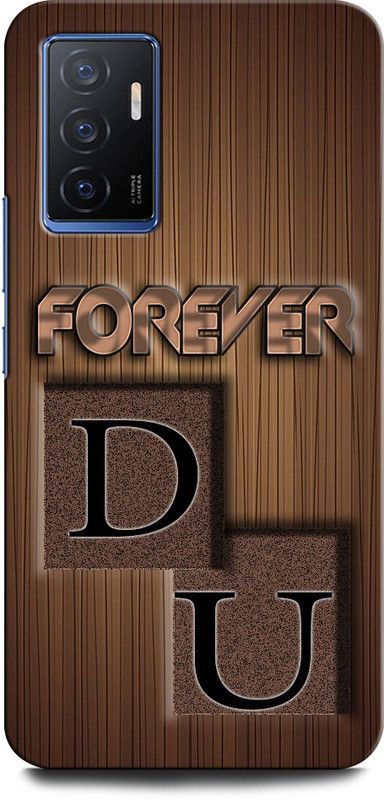 INTELLIZE Back Cover for VIVO V23e 5G DU, D LOVE U, U LOVE D, D LETTER, U LETTER, DU NAME  (Multicolor, Hard Case, Pack of: 1)