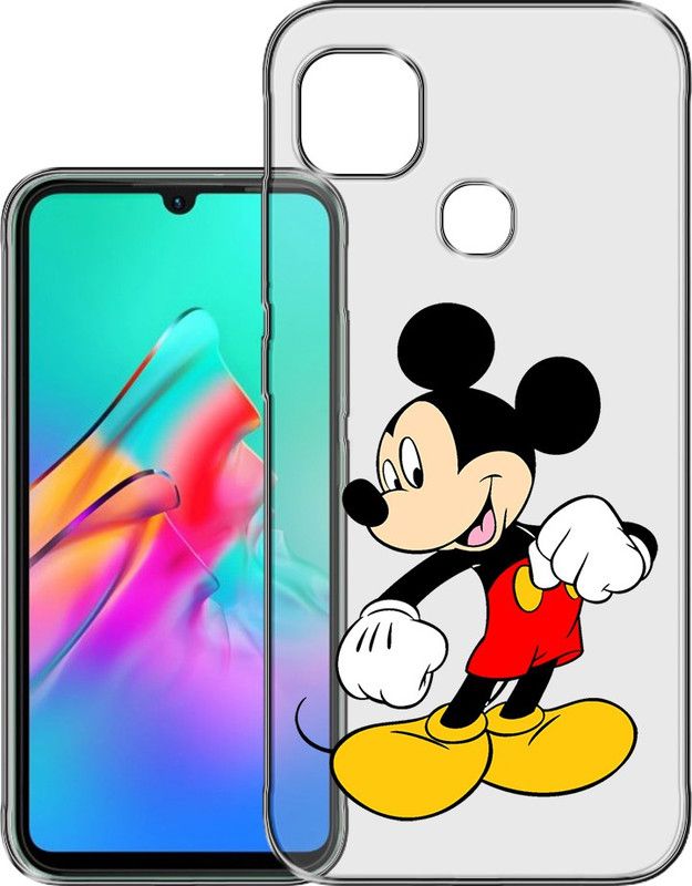 HANIRY Back Cover for Infinix Smart Hd 2021 / X612B mobile cover | MICKY MOUSE | Designer | PNG_14  (Multicolor, Flexible, Silicon, Pack of: 1)