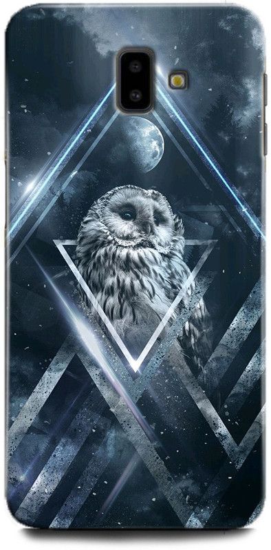 WallCraft Back Cover for SAMSUNG Galaxy J6 Plus OWL, BIRD, TRIANGLE, PLANET, NIGHT WATCH, ABEJ, TRIPPY  (Multicolor, Dual Protection, Pack of: 1)