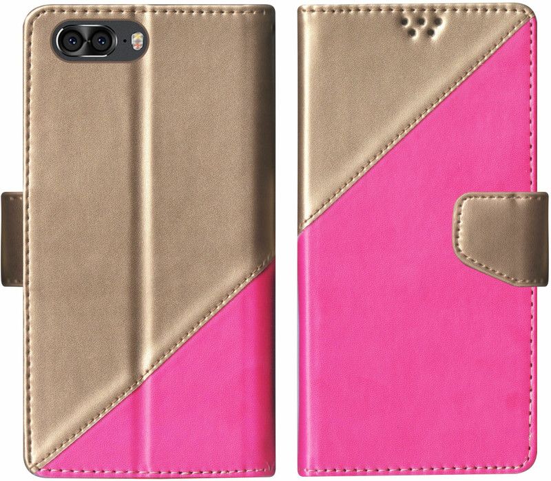 sales express Flip Cover for InFocus Turbo 5 Plus Multicolor  (Pink, Shock Proof, Pack of: 1)