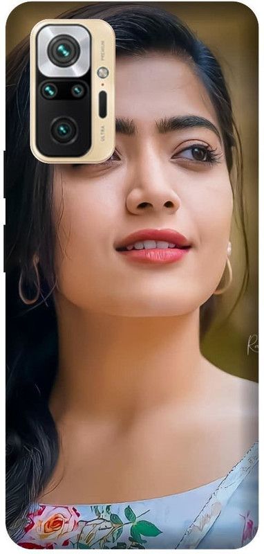 Yoprint Back Cover for Redmi Note 10 Pro Max Rashmika Mandhana,,Rashmika Printed Cover  (Multicolor, Hard Case)