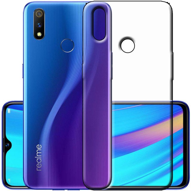 ONLITE Back Cover for Realme 3 Pro  (Transparent, Grip Case, Silicon, Pack of: 1)