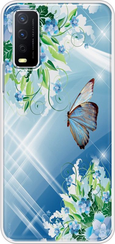 Hansviprint Back Cover for Vivo Y12s  (Multicolor, Grip Case, Silicon, Pack of: 1)