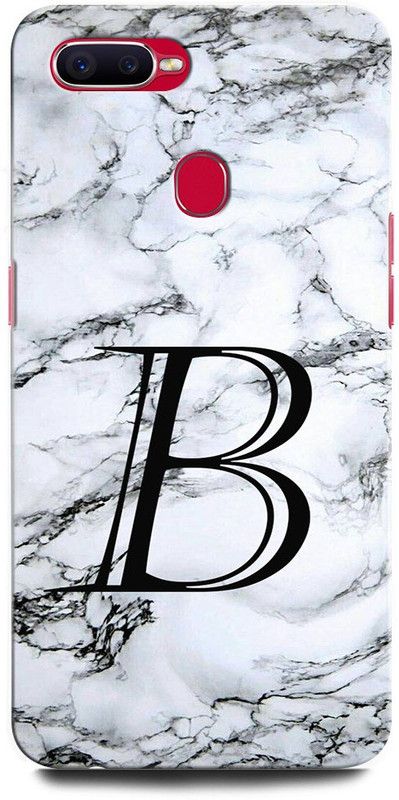 INTELLIZE Back Cover for Realme U1 RMX1833 B, B LETTER, B ALPHABET, DESIGN  (Multicolor, Hard Case, Pack of: 1)
