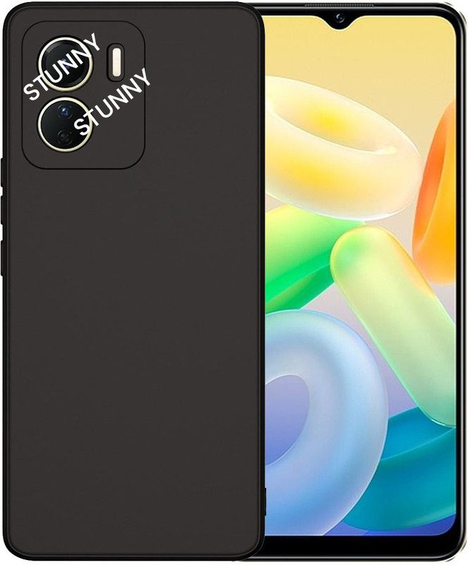 Stunny Bumper Case for VIVO Y16  (Black, Camera Bump Protector, Pack of: 1)