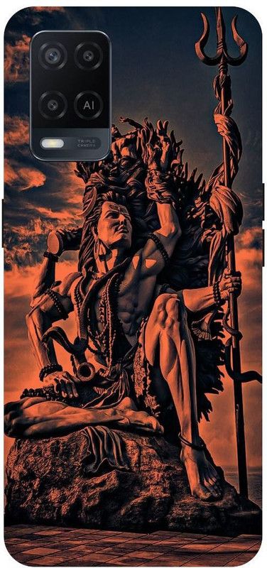 Bluvver Back Cover for Oppo A54, CPH2239, Printed Mahadev,Bholenath,Shiva Mobile Back Cover  (Multicolor, Hard Case, Pack of: 1)