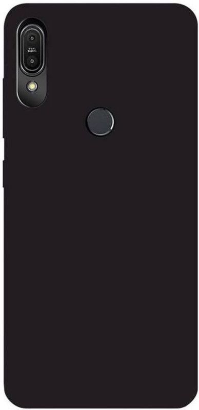 MOBIRUSH Back Cover for Asus Zenfone Max Pro M1  (Black, Silicon, Pack of: 1)