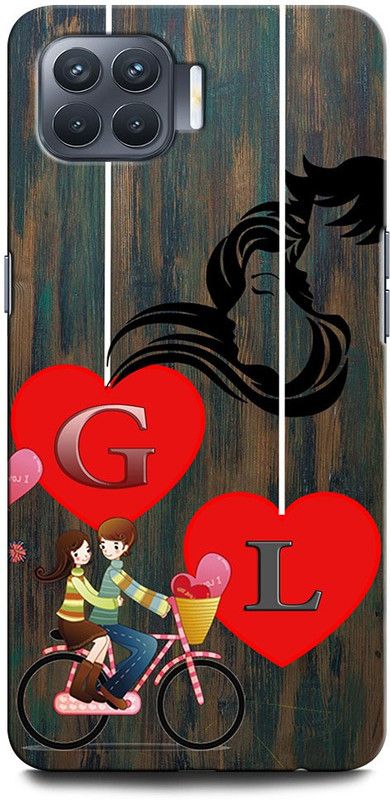 ORBIQE Back Cover for OPPO F17 Pro GL, G LOVE L, L LOVE G, G LETTER, L LETTER, GL NAME  (Multicolor, Hard Case, Pack of: 1)