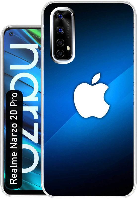 Case Club Back Cover for Realme Narzo 20 Pro  (Blue, Grip Case, Silicon, Pack of: 1)
