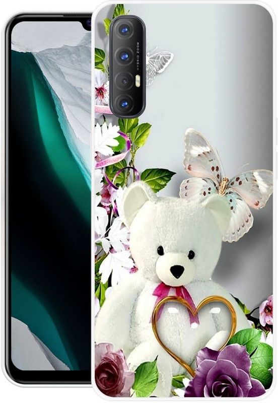 Krtagy Back Cover for Oppo Reno3 Pro  (Multicolor, Silicon, Pack of: 1)