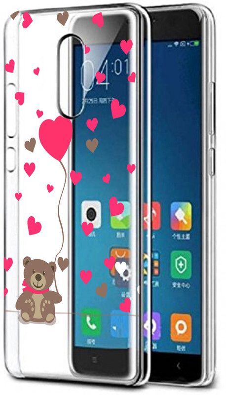 Fashionury Back Cover for Mi Redmi Note 4  (Multicolor, Grip Case, Silicon, Pack of: 1)