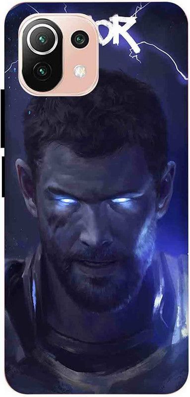 NDCOM Back Cover for Xiaomi 11 Lite NE 5G Thorr Printed  (Multicolor, Hard Case, Pack of: 1)