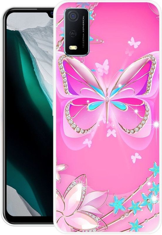 KUDI Back Cover for Vivo Y3s, Vivo Y3s 2021  (Multicolor, Grip Case, Silicon)