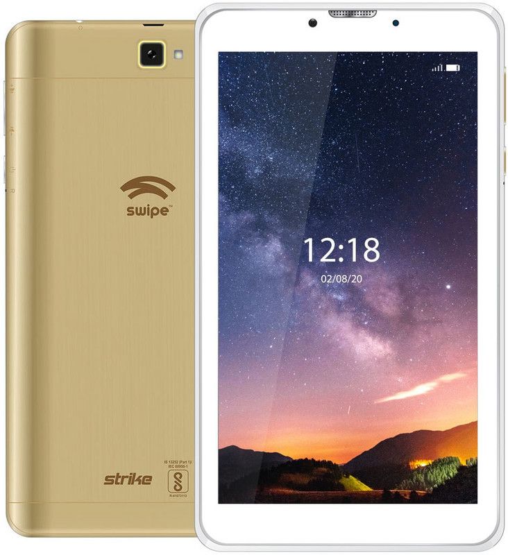 Swipe STRIKE 3 GB RAM 32 GB ROM 7 inch with Wi-Fi+4G Tablet (Gold)