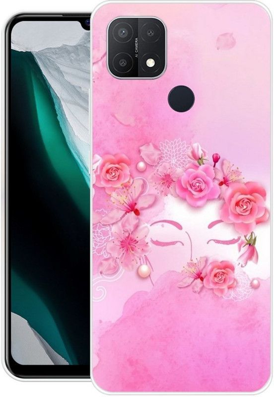 SHIVKUDI Back Cover for Oppo A15, Oppo A15s  (Multicolor, Grip Case, Silicon, Pack of: 1)