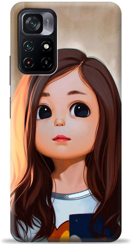 Dreamer Back Cover for Mi Redmi Note 11T 5G  (Beige, Matte Finish)