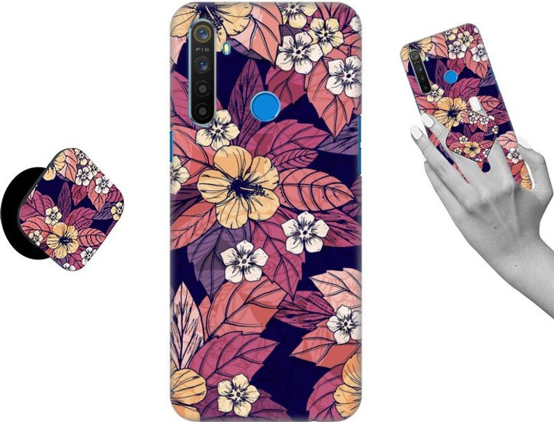 iCopertina Back Cover for Realme 5s  (Multicolor, Cases with Holder, Pack of: 1)