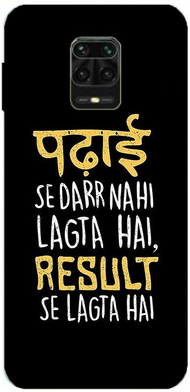 METOO Back Cover for Redmi Note 9 Pro / Redmi Note 9 Pro Max, Text,Shayari, Funny Quote, Print : 44  (Multicolor, Dual Protection, Silicon, Pack of: 1)