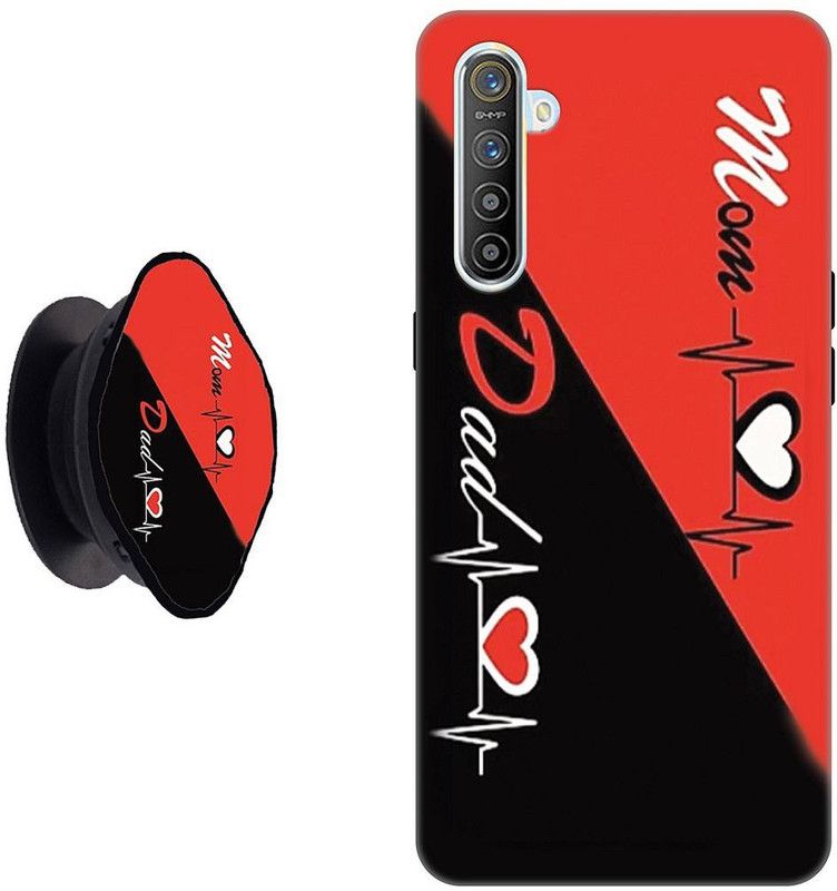 SPBR Back Cover for Realme 6 pro  (Black, Red, Cases with Holder)