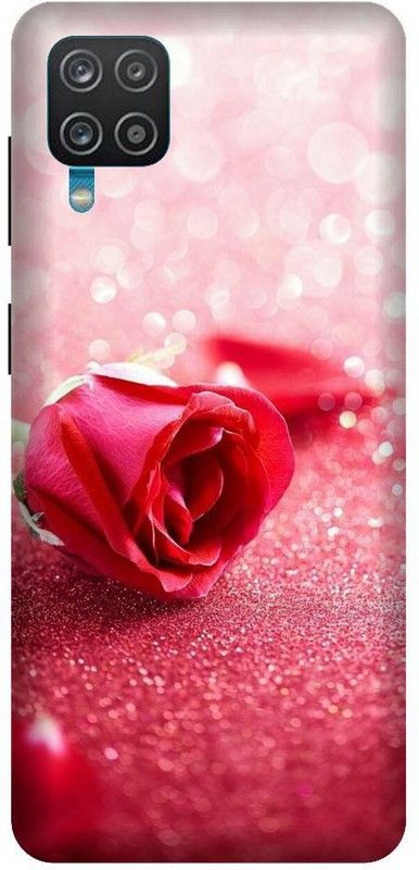 Vinsmoke Back Cover for Samsung A12 Roses, Love, Cute, Couple, Love you, Rose  (Multicolor, Shock Proof, Pack of: 1)