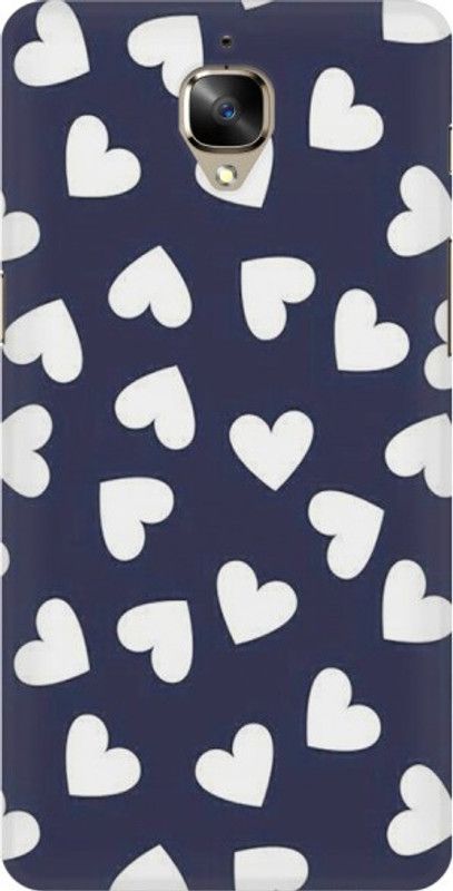 COBIERTAS Back Cover for OnePlus 3T  (Blue, White, Hard Case)