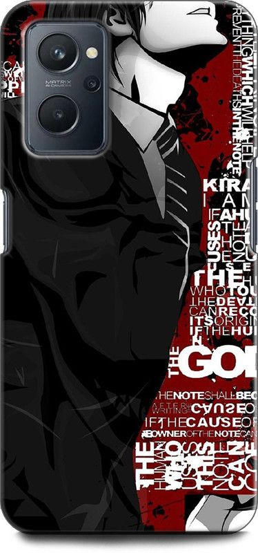 KEYCENT Back Cover for Realme 9i, RMX3491 DEATH NOTE, COMIC, DEATH STAR, ANIME  (Multicolor, Shock Proof)
